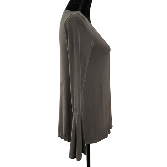 🎉 SALE AMERICAN Eagle Gray Soft & Sexy Long Sleeve Top Size Small - Picture 3 of 8